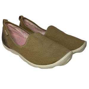 CROCS 201123 Tan Sneaker Women’s size 8